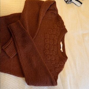 Astr Women's Rust Sweater